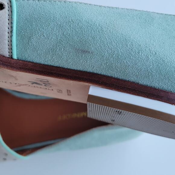 Rebecca Minkoff Sadie Flat, Putty/Winter Mint - Picture 11 of 12